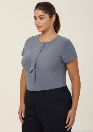 Soft Jersey Short Sleeve Round Neck T-Top - Image 7