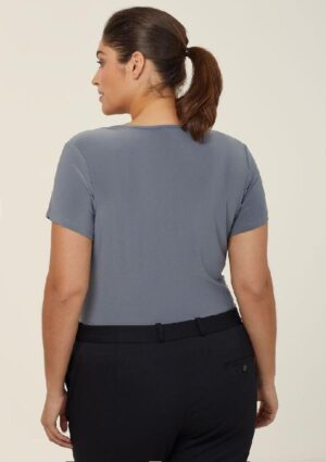 Soft Jersey Short Sleeve Round Neck T-Top - Image 8