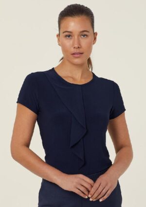 Soft Jersey Short Sleeve Round Neck T-Top - Image 18