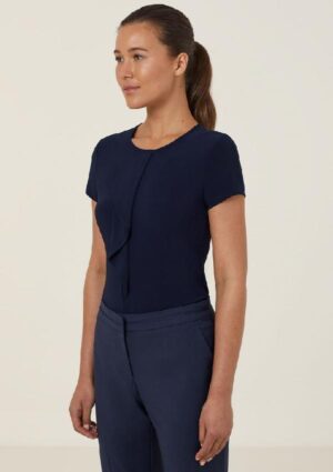 Soft Jersey Short Sleeve Round Neck T-Top - Image 19