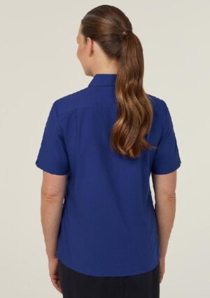 Poly Cotton End On End Short Sleeve Shirt - Image 12
