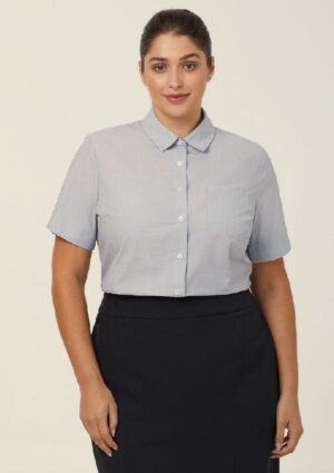 Poly Cotton End On End Short Sleeve Shirt - Image 15