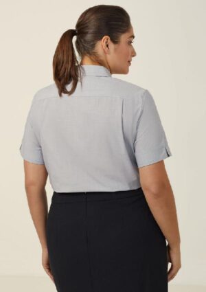 Poly Cotton End On End Short Sleeve Shirt - Image 17