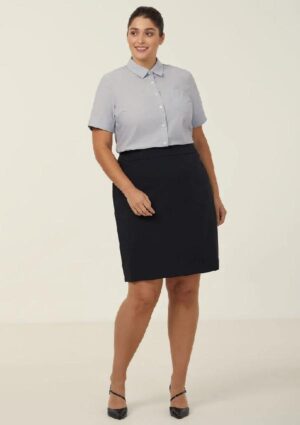 Poly Cotton End On End Short Sleeve Shirt - Image 18