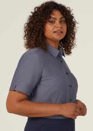 Poly Cotton End On End Short Sleeve Shirt - Image 20