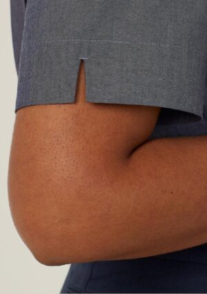 Poly Cotton End On End Short Sleeve Shirt - Image 23