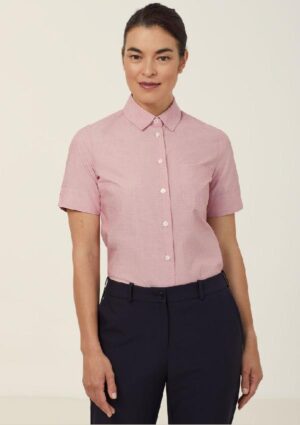 Poly Cotton End On End Short Sleeve Shirt - Image 24