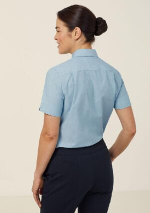 Poly Cotton End On End Short Sleeve Shirt - Image 31