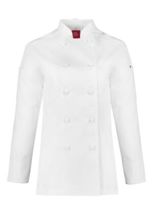 Womens Al Dente Long Sleeve Chef Jacket - Image 3