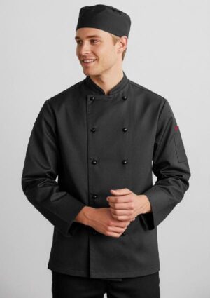 Mens Al Dente Long Sleeve Chef Jacket - Image 7