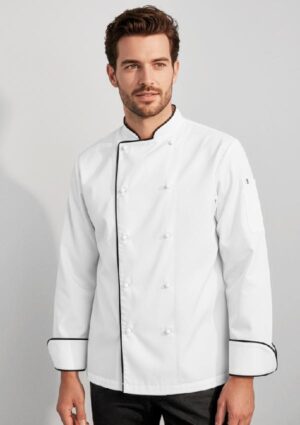 Mens Al Dente Long Sleeve Chef Jacket - Image 1