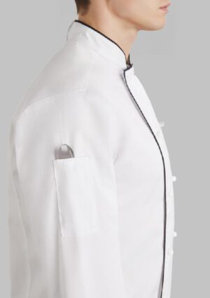 Mens Al Dente Long Sleeve Chef Jacket - Image 2