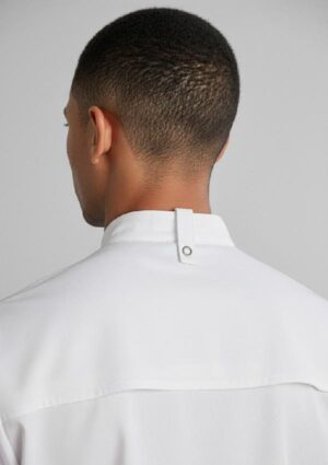 Mens Zest Short Sleeve Chef Jacket - Image 2