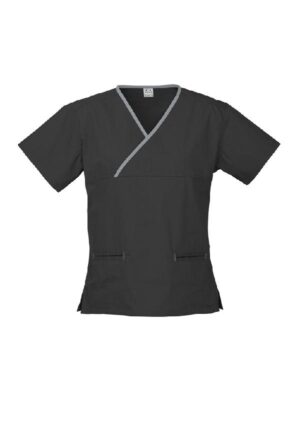 Womens Contrast Scrub Top - Image 4