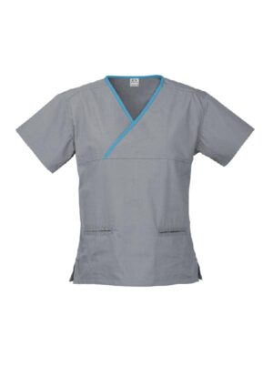 Womens Contrast Scrub Top - Image 6