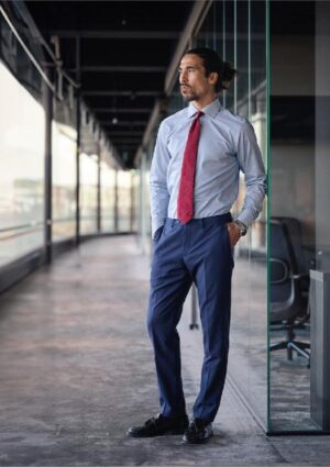 Yellow Bow 50 Men's Shirt - Image 7