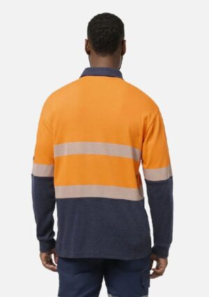 Shieldtec FR Hi-Vis Spliced Polo with FR Tape - Image 6