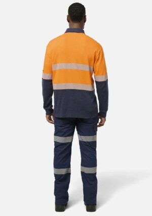 Shieldtec FR Hi-Vis Spliced Polo with FR Tape - Image 3