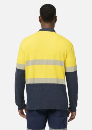 Shieldtec FR Hi-Vis Spliced Polo with FR Tape - Image 12