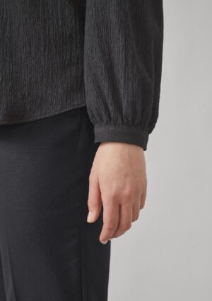 Womens Ruche Long Sleeve Blouse - Image 4