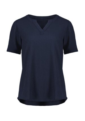 Womens Ruche Short Sleeve Blouse - Image 8