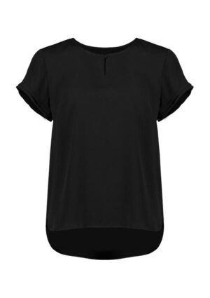 Womens Evelyn Short Sleeve Blouse - Image 10