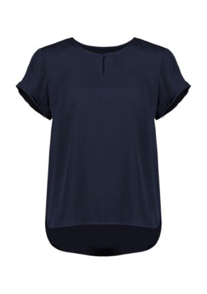 Womens Evelyn Short Sleeve Blouse - Image 2