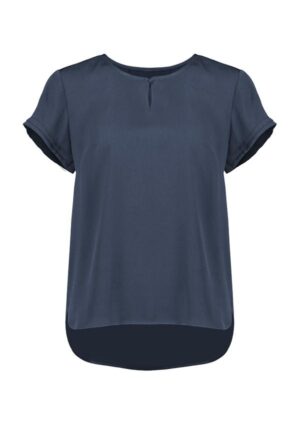 Womens Evelyn Short Sleeve Blouse - Image 5