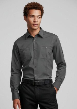 Mens Bondi Long Sleeve Shirt - Image 1