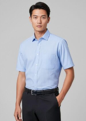 Mens Euro Short Sleeve Shirt - Image 1