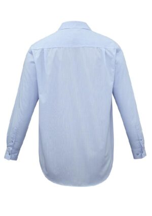 Mens Micro Check Long Sleeve Shirt - Image 7