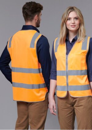 SW40 Vic Rail Hi Vis Safety Vest- Unisex - Image 4