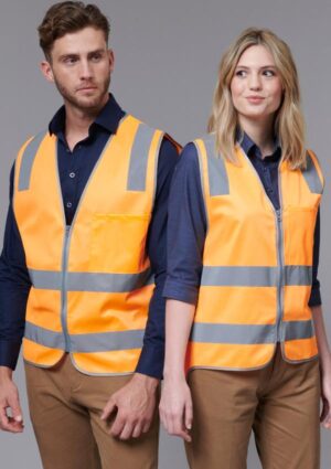 SW40 Vic Rail Hi Vis Safety Vest- Unisex - Image 5