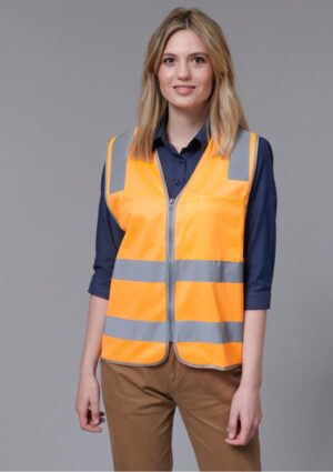 SW40 Vic Rail Hi Vis Safety Vest- Unisex - Image 7
