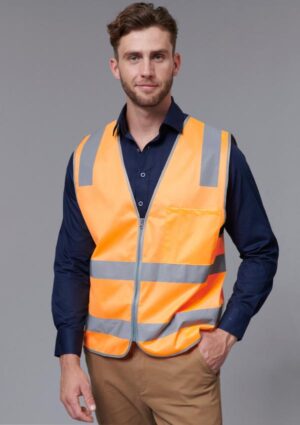 SW40 Vic Rail Hi Vis Safety Vest- Unisex - Image 1