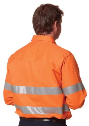 SW52 COTTON DRILL SAFETY SHIRT - Unisex - Image 3