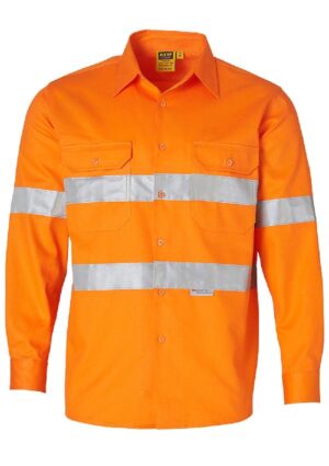 SW52 COTTON DRILL SAFETY SHIRT - Unisex - Image 5