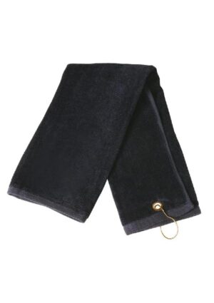 GOLF TOWEL WITH RING & HOOK - Image 1
