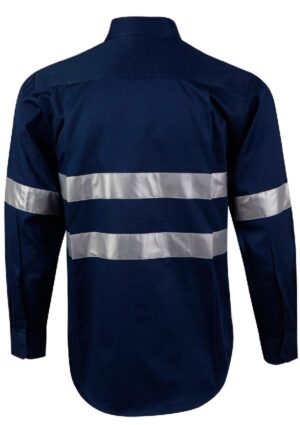 WT04HV COTTON DRILL WORK SHIRT - Image 3