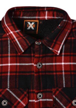 UNISEX QUILTED FLANNEL SHIRT-STYLE JACKET - Image 5