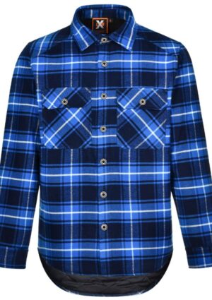 UNISEX QUILTED FLANNEL SHIRT-STYLE JACKET - Image 6