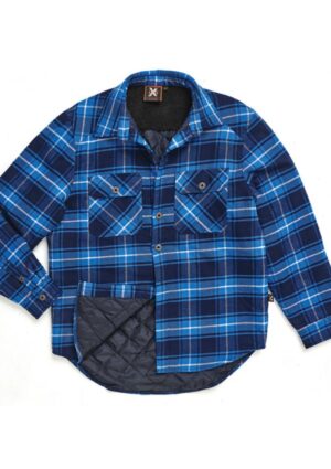 UNISEX QUILTED FLANNEL SHIRT-STYLE JACKET - Image 9