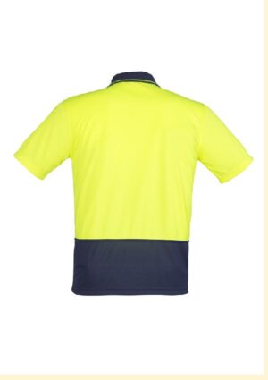 Unisex Hi Vis Basic Short Sleeve Polo - Image 3