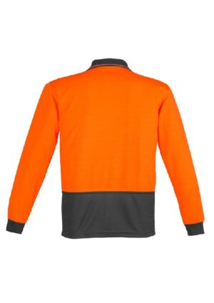 Unisex Hi Vis Basic Long Sleeve Polo - Image 7