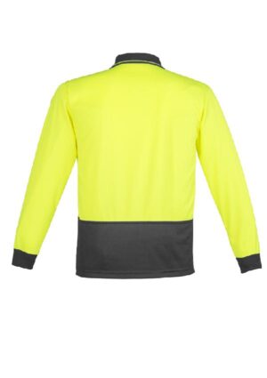 Unisex Hi Vis Basic Long Sleeve Polo - Image 11
