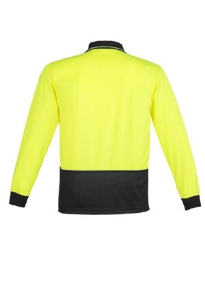 Unisex Hi Vis Basic Long Sleeve Polo - Image 13