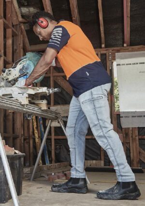 Mens Hi Vis Zone Short Sleeve Polo - Image 1