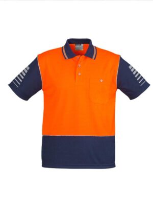 Mens Hi Vis Zone Short Sleeve Polo - Image 6