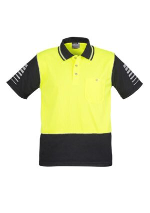Mens Hi Vis Zone Short Sleeve Polo - Image 8