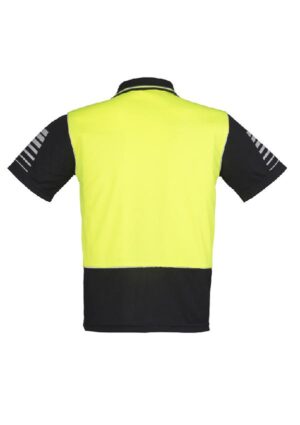 Mens Hi Vis Zone Short Sleeve Polo - Image 9